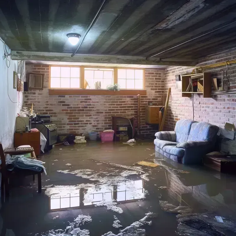 Flooded Basement Cleanup in Many, LA